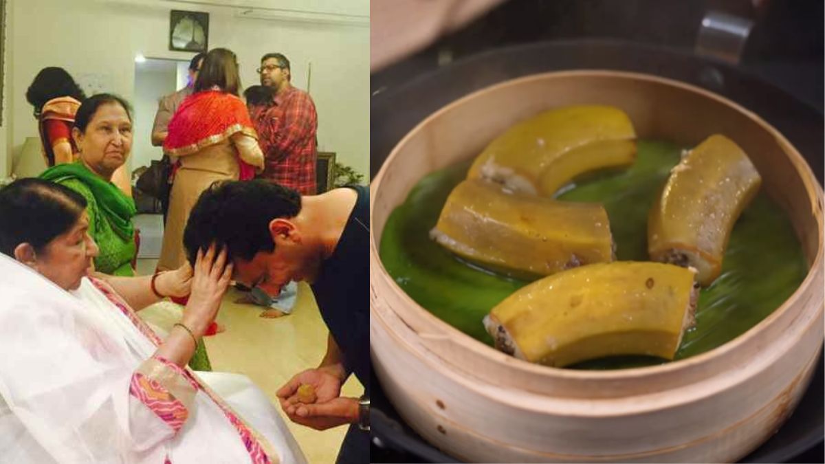 Chef Vikas Khanna Shares A Steamed Banana Prasad Recipe That He Created For Lata Mangeshkar At Her Home