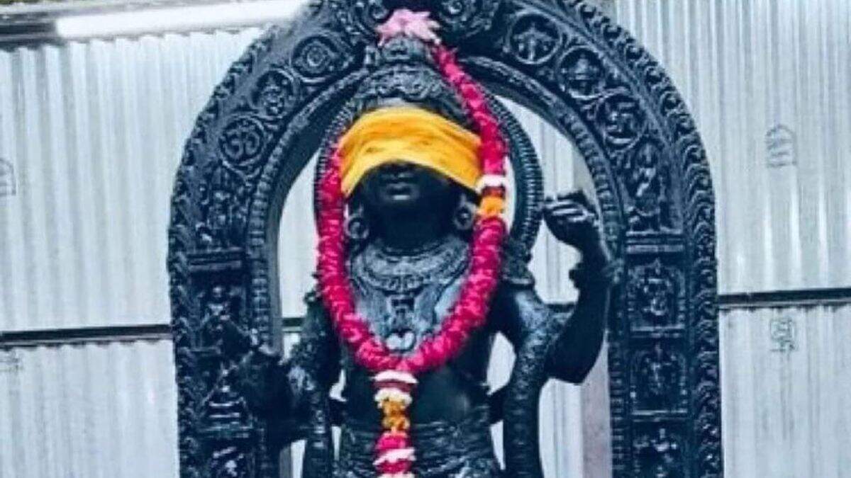 Lord Ram’s Idol Is Placed Inside Ayodhya’s Ram Mandir; Here’s The First Look Of Idol & Temple
