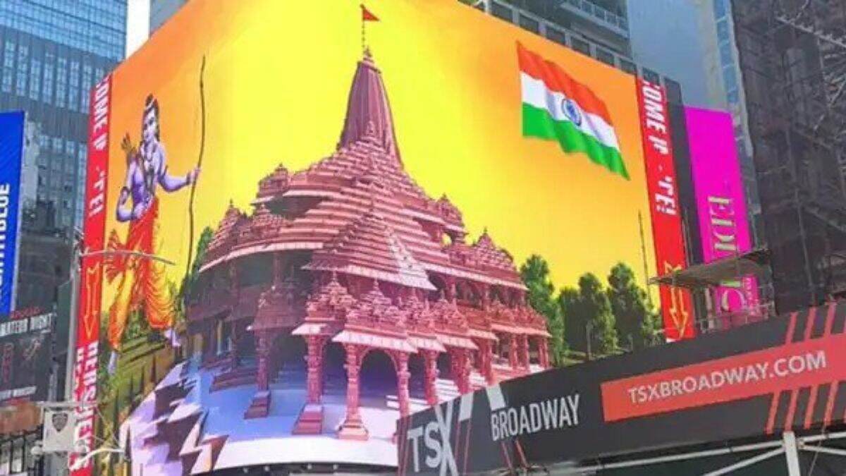NYC’s Times Square Will Telecast Ayodhya’s Ram Mandir Consecration Ceremony. Here’s All About It