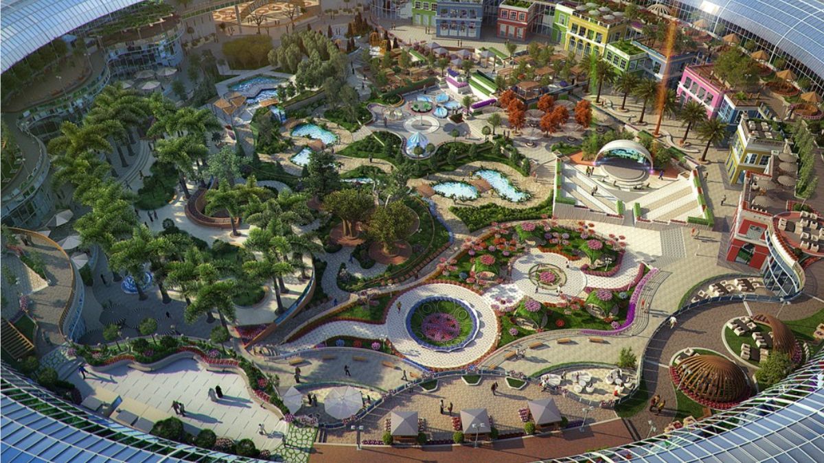 Dubai Has An Ethereal Central Park At This Mall & It’s Spread Over 200000 Sq Feet