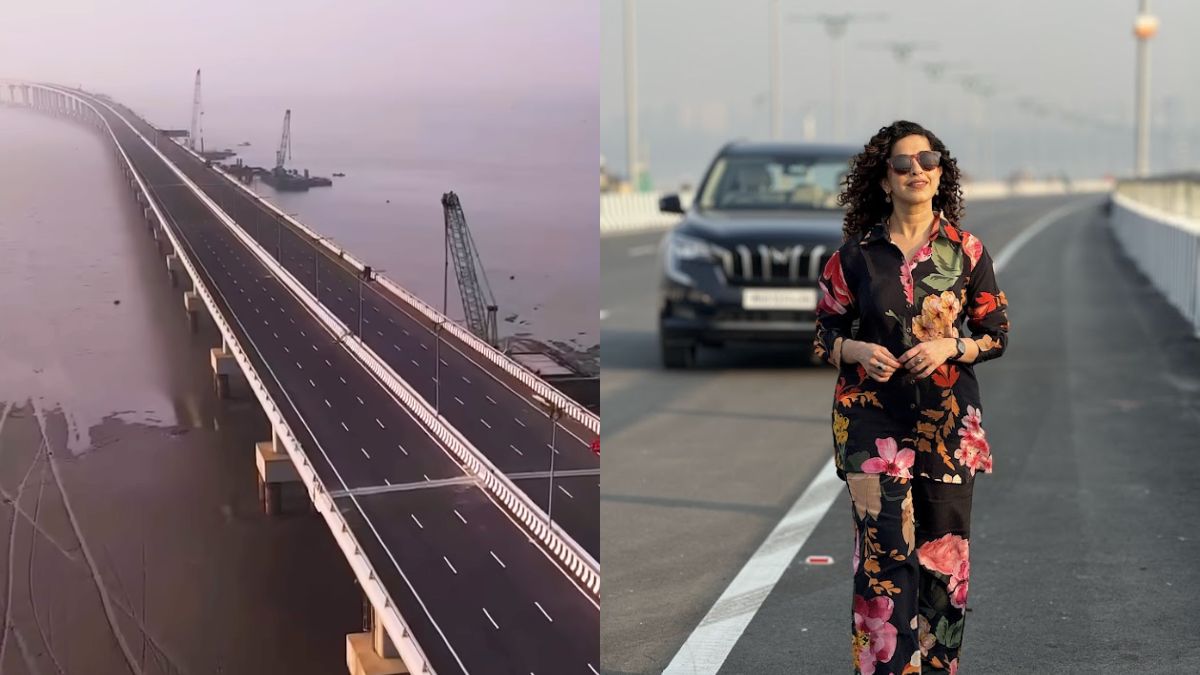 Watch: 1st & Exclusive Look Of Mumbai Trans Harbour Link Road As Kamiya Jani Takes You For A Drive