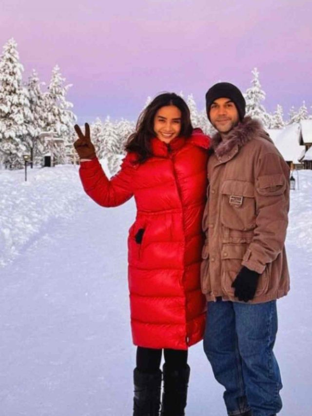 Inside Rajkummar Rao & Patralekhaa’s Dreamy Winter Vacay In Finland To Catch The Northern Lights