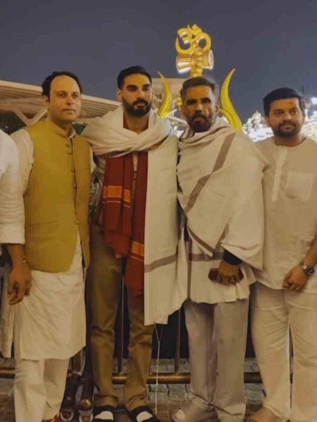 Inside Suniel Shetty & Ahan Shetty’s Spiritual Trip To Ujjain’s Mahakaleshwar