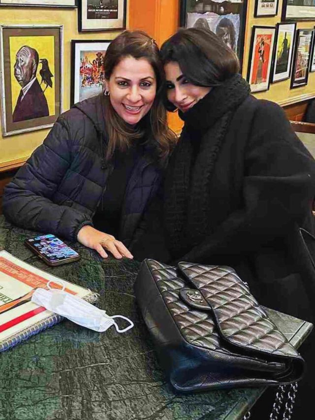 Mouni Roy Chilled With Her Bestie At The Big Chill Cafe In Delhi Last Weekend