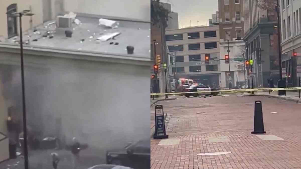 USA: Explosion At Historic Fort Worth Hotel In Texas Injuries 21 & Scatters Debris 