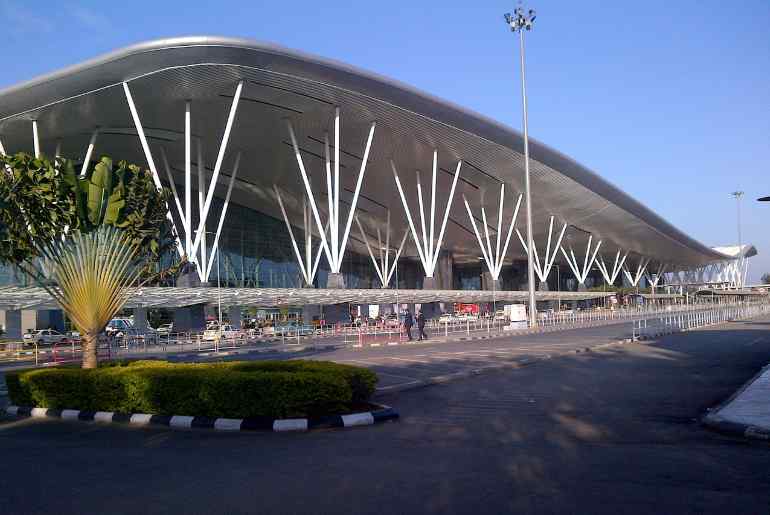 Bengaluru airport roses