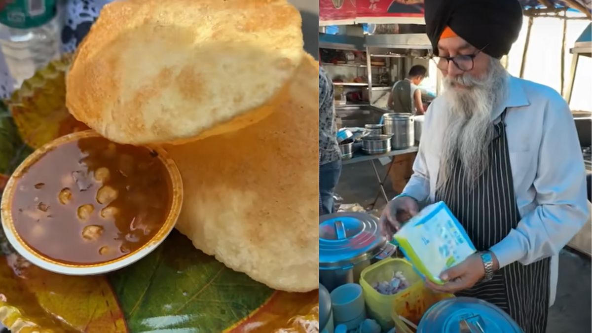 With Chole Bhature For ₹100, This All-Veg Stall Run By Sardarji In Hyderabad Is A Must Try