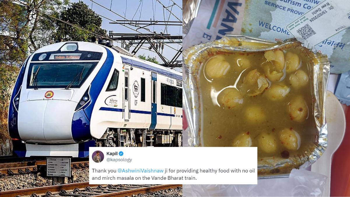 X User Thanks Railway Minister For “Providing Healthy Food With No Oil & Mirch Masala” On Vande Bharat Train