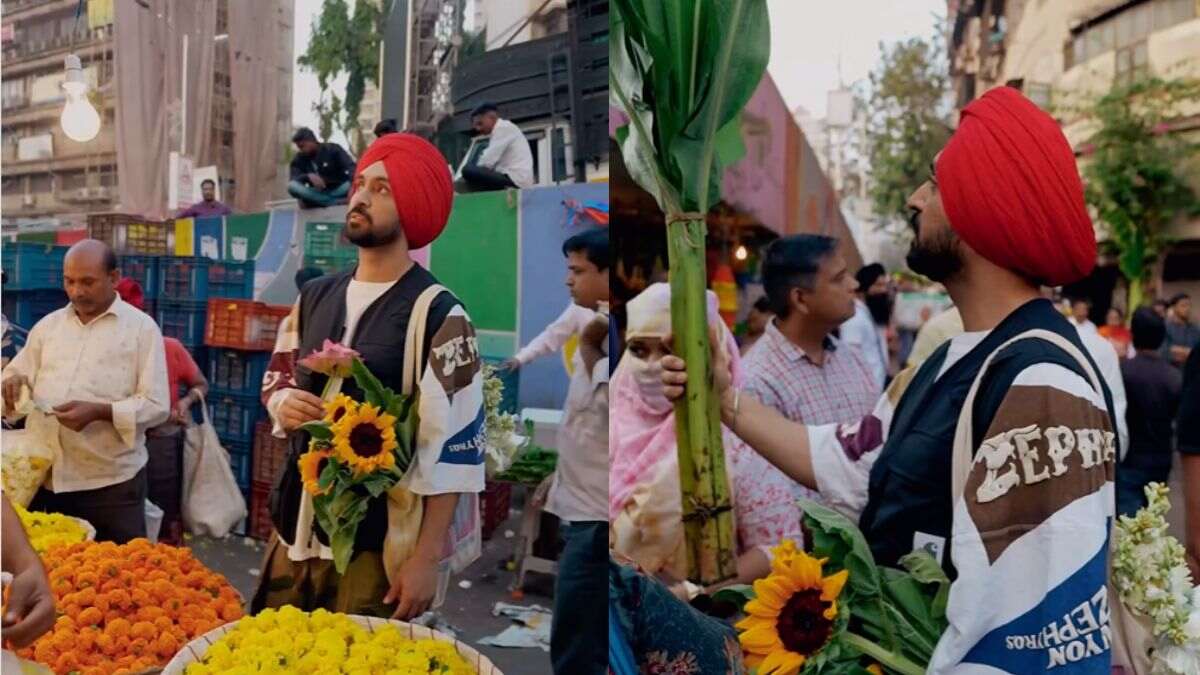 Diljit Dosanjh Explores Mumbai’s Iconic Dadar Flower Market; Here’s Why You Need To Visit Too