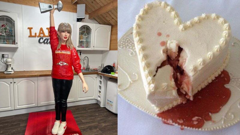 From A Life-Size Cake To Trendy Bloody Cake, Netizens Make Yummy Food Inspired By Taylor Swift