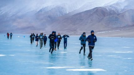 Pangong Frozen Lake Marathon To Be Held In Ladakh On Feb 20 With Focus On Climate Awareness