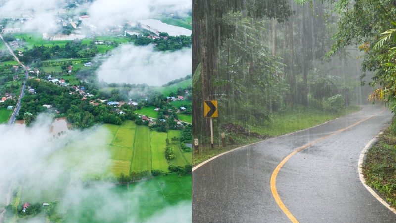 rain north east India