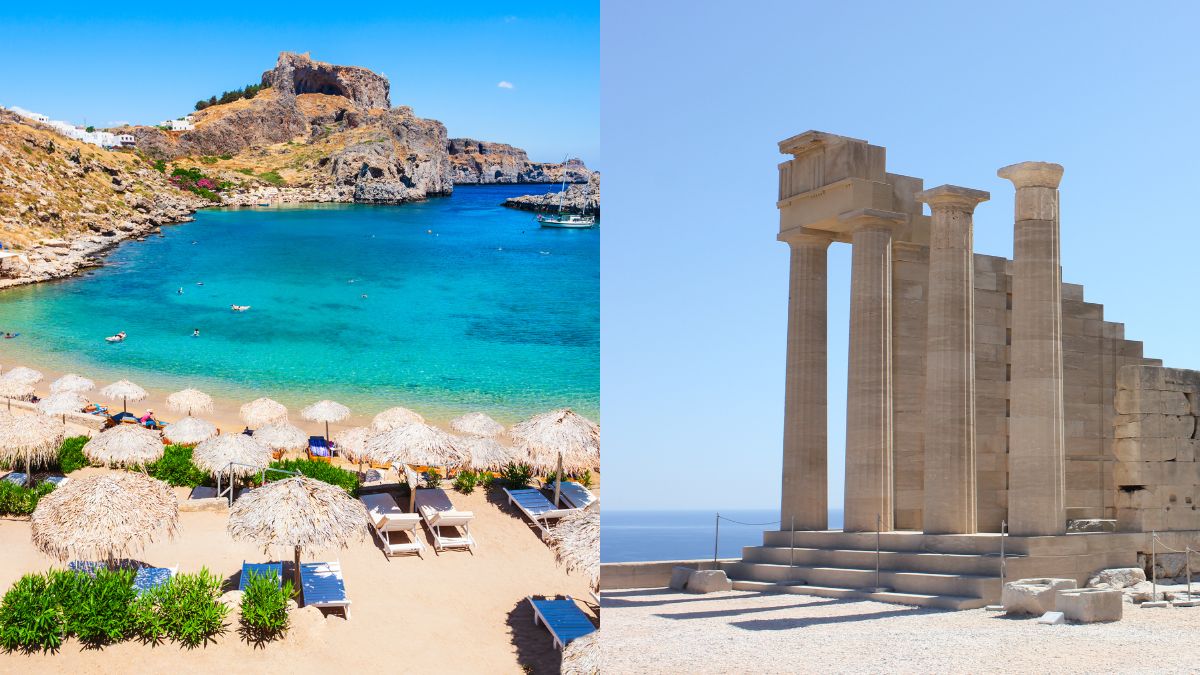 With Not Of Historical Places, Idyllic Beaches, Greek Island, Rhodes Is A Paradise Of 300 Days Of Sunshine