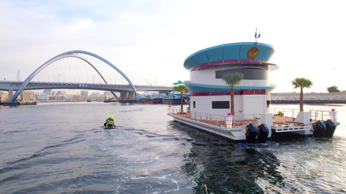 World’s First Sustainable Sea-Based Mobile Floating Fire Station Opens In Dubai