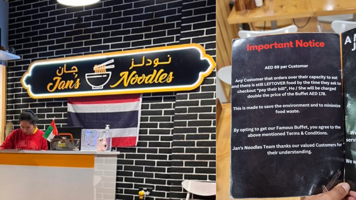 Pay Double If You Leave Food After Buffet! Jan’s Noodles In Deira, Dubai Has This Policy To Combat Food Wastage
