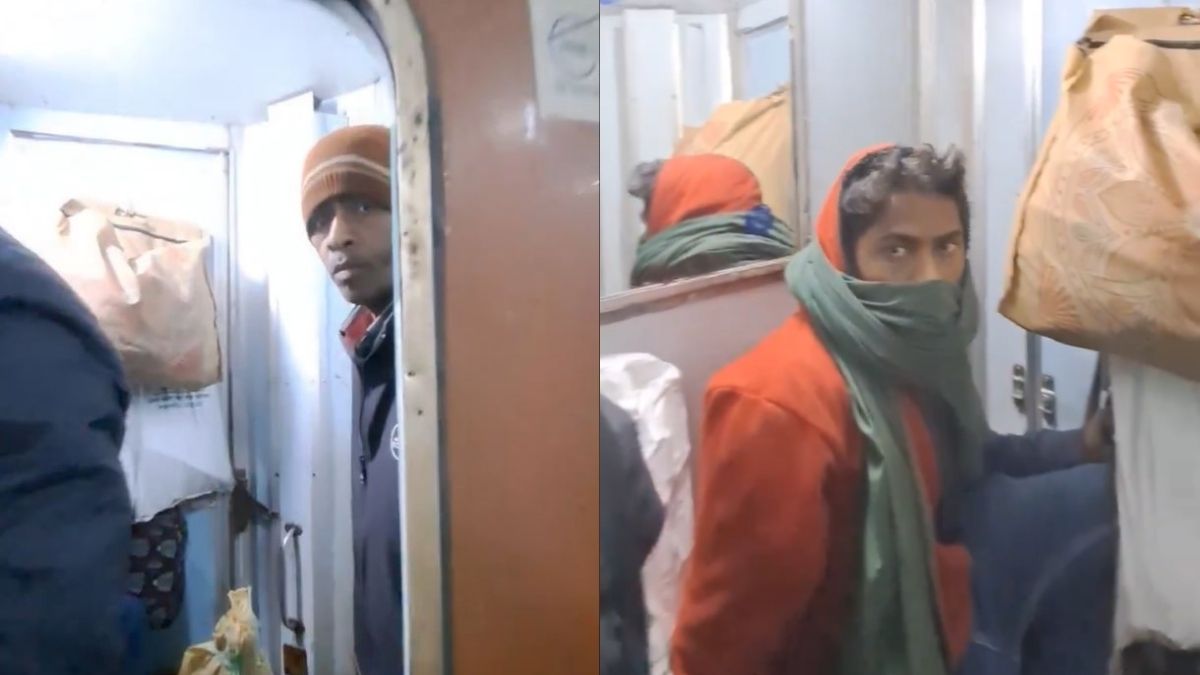 Viral Video Shows Passengers Travelling In Washrooms In Overcrowded Train From Lucknow; Netizens React