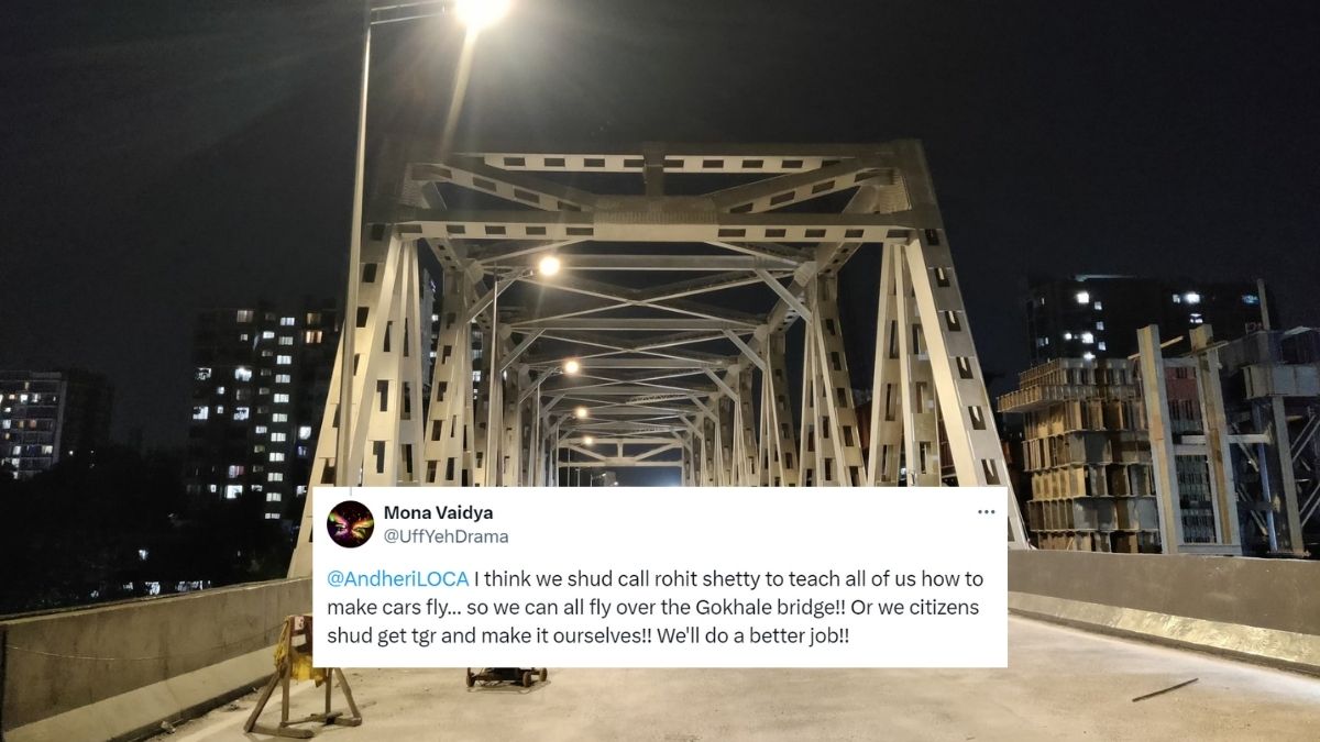 “Let’s Make The Bridge Ourselves,” Netizens React To Gokhale Bridge Partially Opening After 15-Month Delay