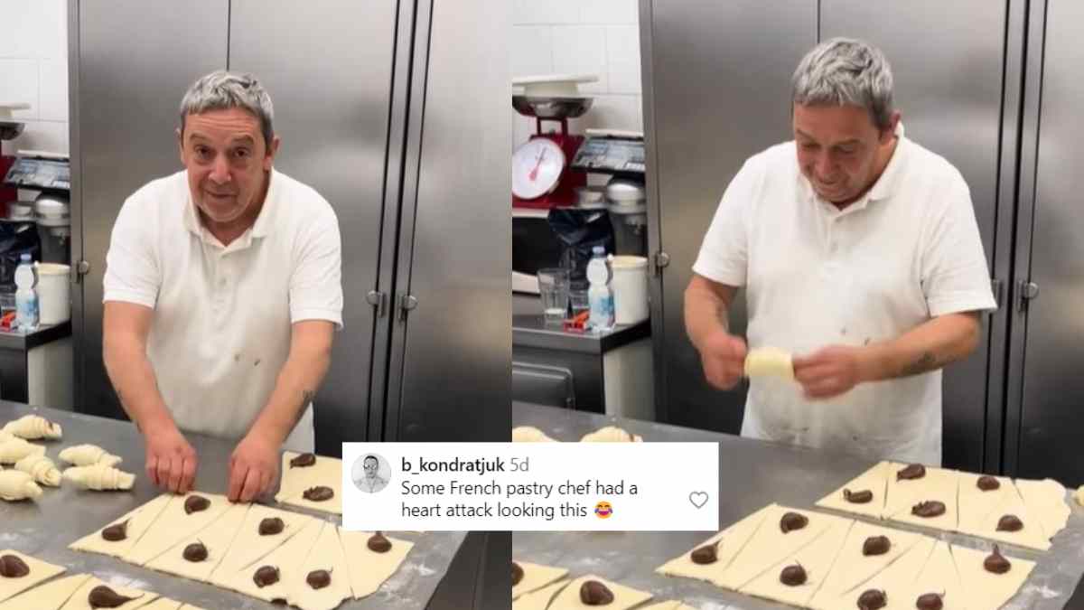 Chef Has Speedy Hack For Making Chocolate Croissants; Netizens Say, “Work Smart, Not Harder”