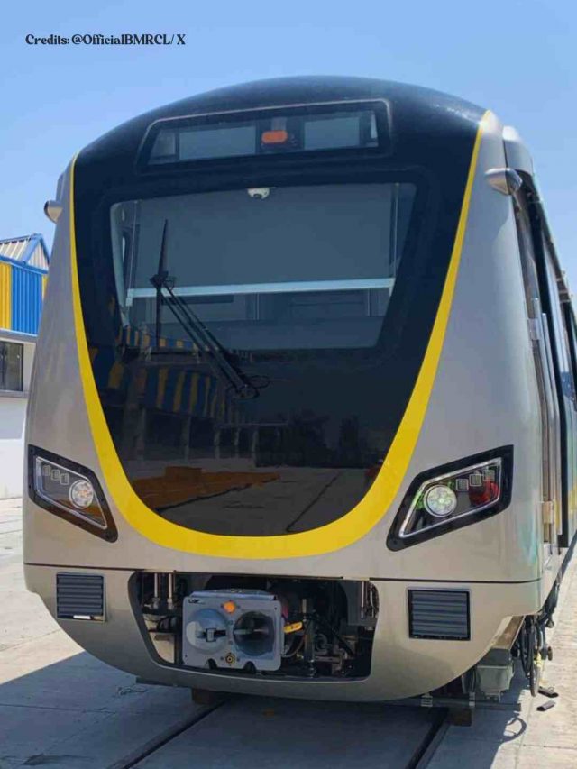 Namma Metro Unveils First Look Of Driverless Trains In Bengaluru For Yellow Line