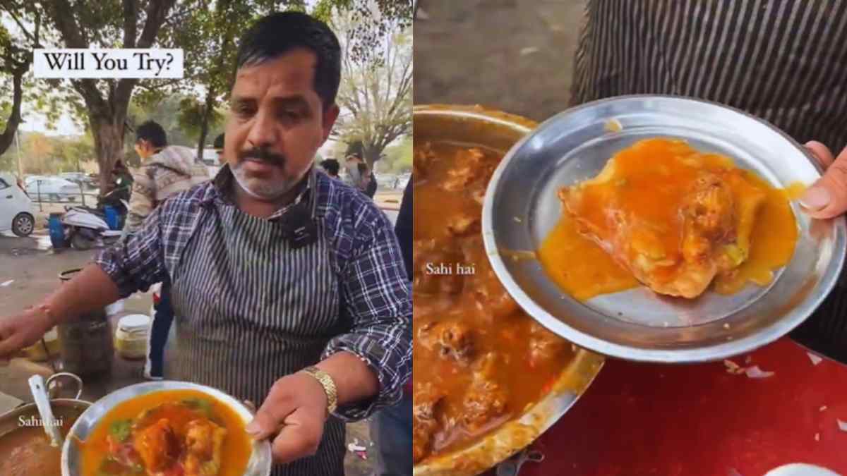 Street Vendor Sells Manchurian Samosa Chaat For ₹20; Netizens Say, “It Looks Like Tomato Rasam”
