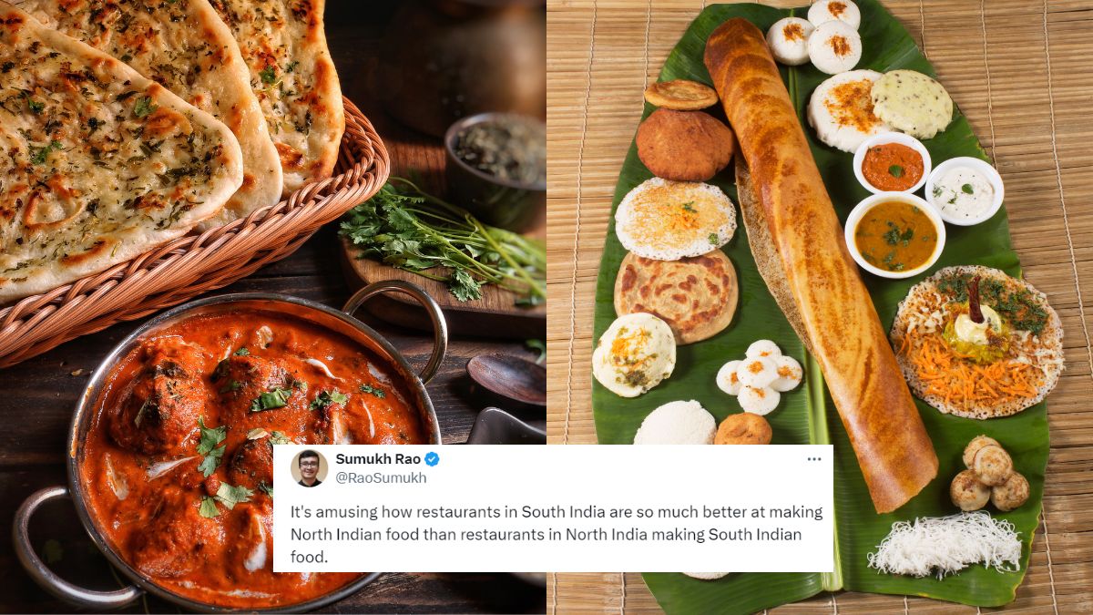 X User Sparks Debate After Saying Restaurants In South India Make Better North Indian Food
