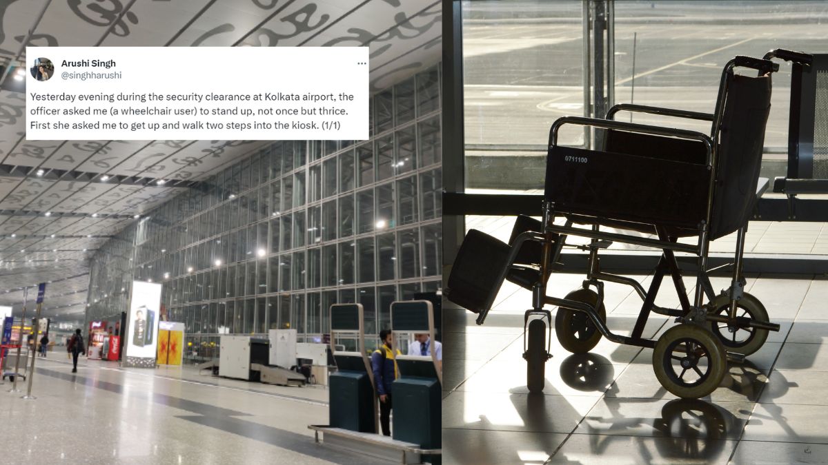 Wheelchair Bound Passenger Recalls Insensitive Behaviour At Kolkata Airport; Asked To Stand Up Thrice