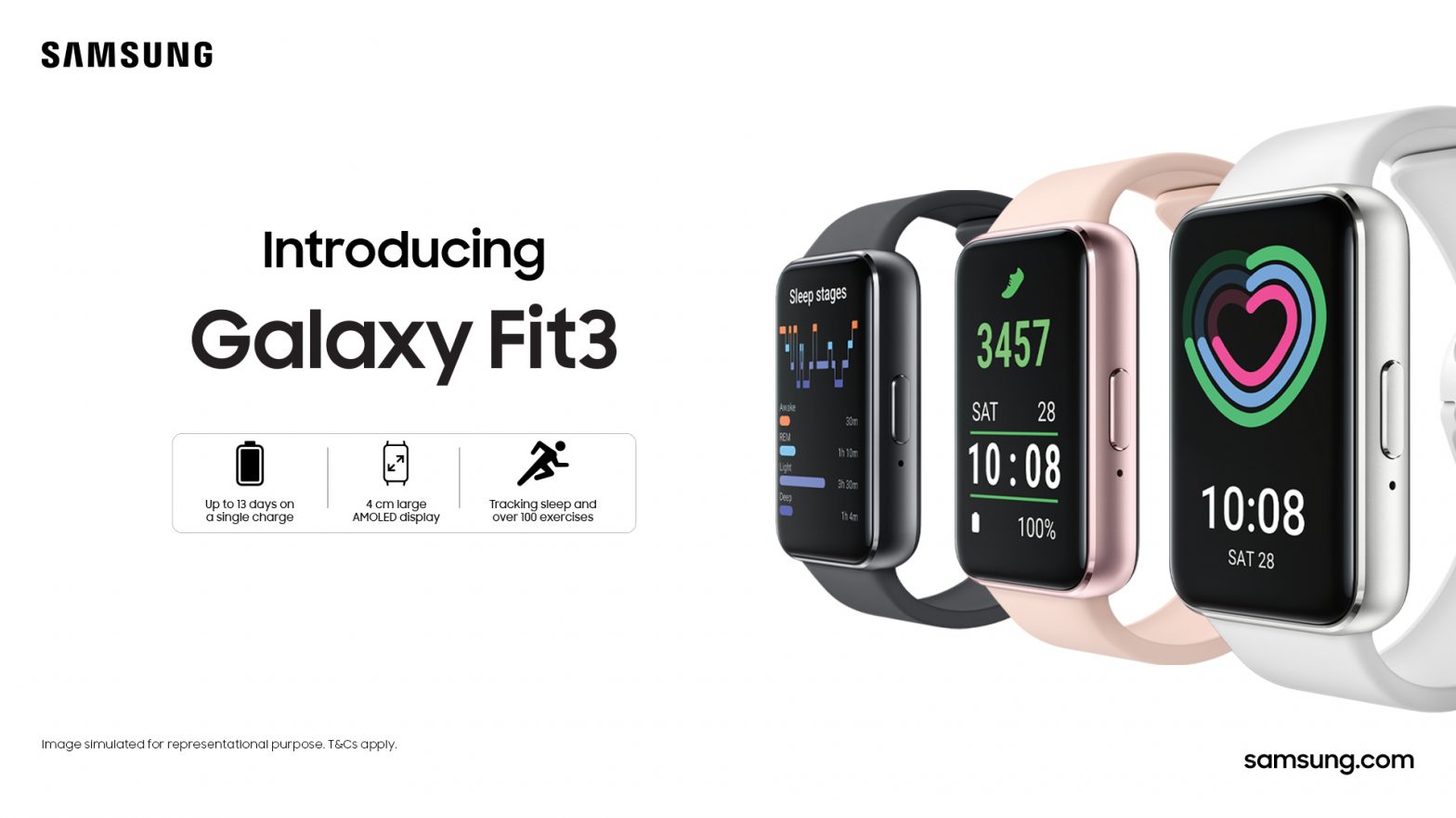 Introducing Samsung Galaxy Fit3: More Than A Fitness Tracker That Brings Style And Substance