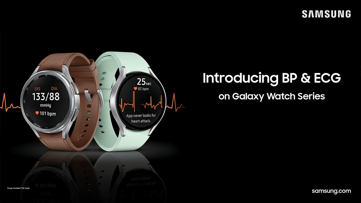 Keep A ‘Watch’ On Your Health With BP & ECG Monitoring On Samsung Galaxy Watches