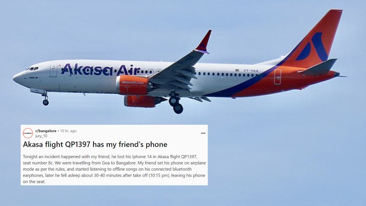 Akasa Air Passenger Loses His iPhone 14 On Goa-Bengaluru Flight; Airline Staff Finds It Later