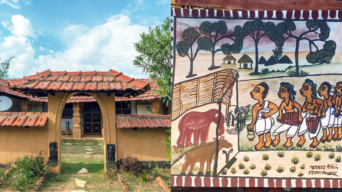 This Eco-Tourism Village In Jharkhand Houses The Revived Art Of Paitkar Painting