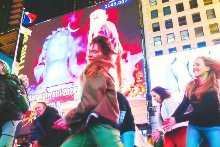 Times Square Mahashivratri