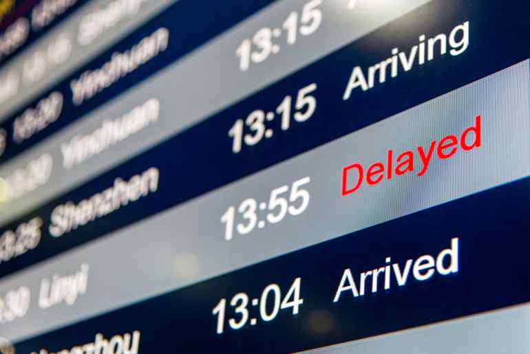 UK airports longest delays