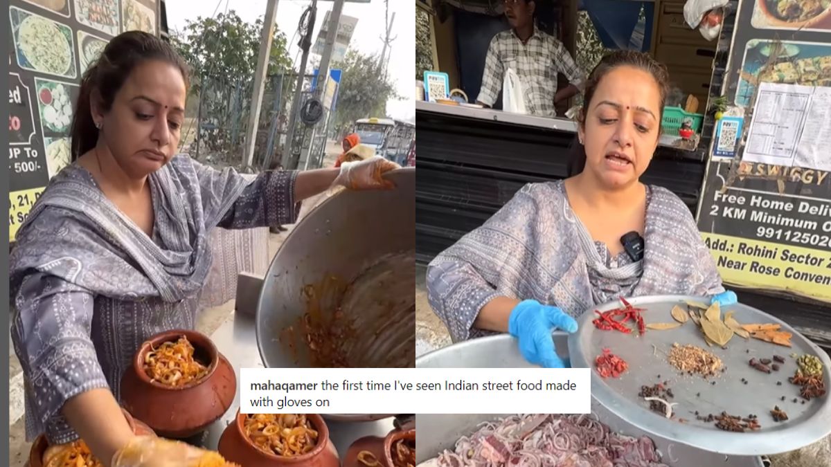 Woman Makes Champaran Mutton On Delhi Streets, Netizens Are Impressed By How Hygienic It Is