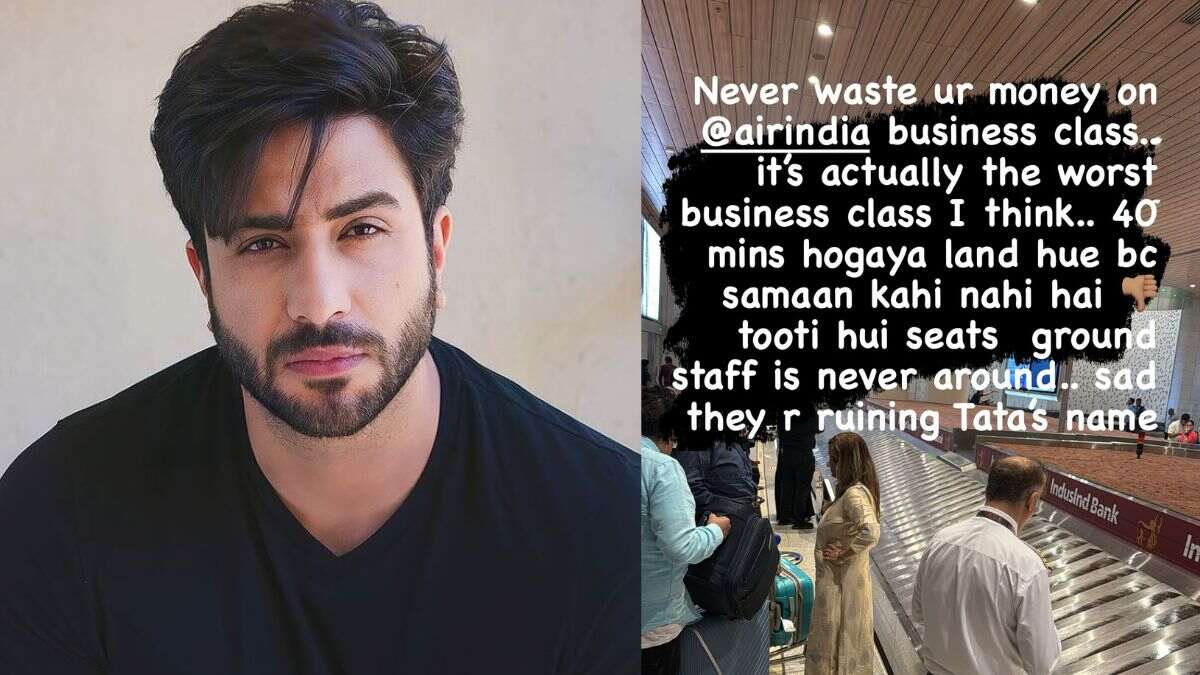 “It’s Actually The Worst Business Class I think”, Rants Aly Goni Slamming Air India