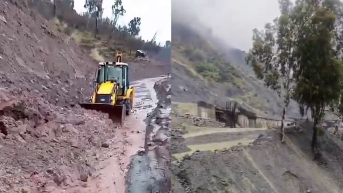 Jammu-Srinagar NH Blocked Due To Multiple Landslides, Flying Stones; 1 Killed After Tanker Collided