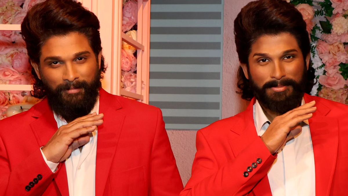 Watch: Allu Arjun Poses With His Wax Statue, Unveiled At Madame Tussauds In Dubai