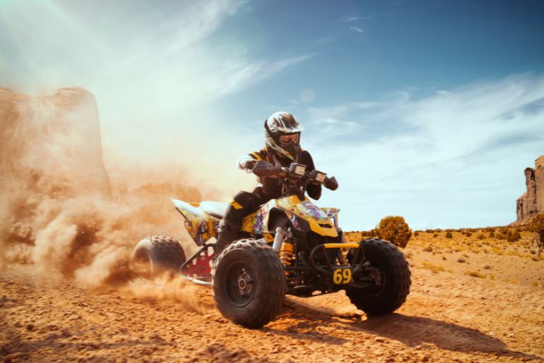 Quad Ride In The Desert, Outdoor Activities In Tunisia