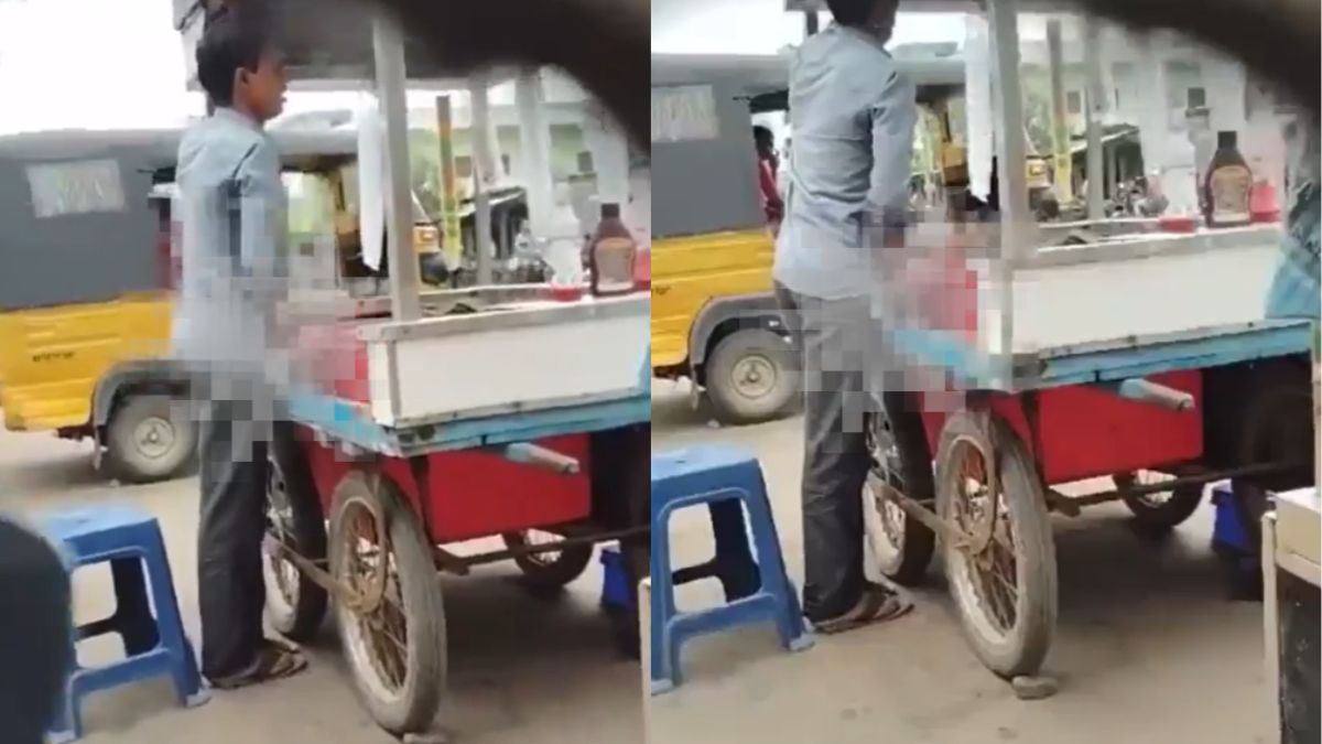 TW: Ice Cream Seller Masturbates & Mixes Semen In Falooda In Telangana In Viral Video. Yuck!!!