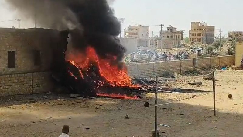 Tejas aircraft crash Rajasthan