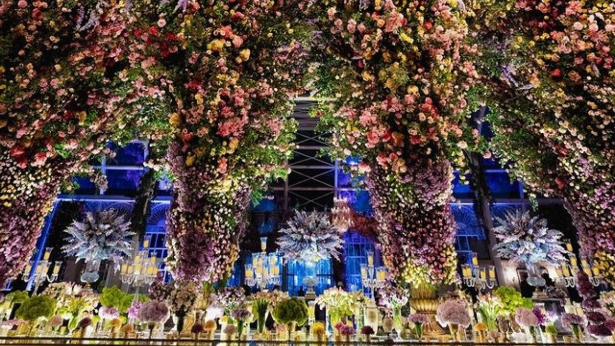 Ambani Festivities: American Designer Shares Stunning Pics Of Floral Interior At The Pre-Wedding Ceremony