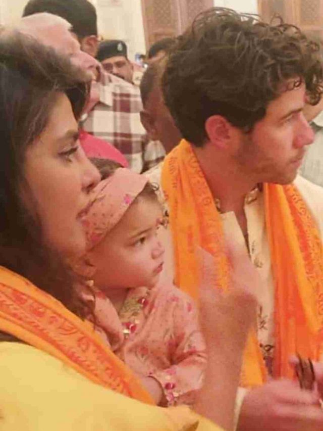Priyanka Chopra, Nick Jonas & Daughter Visit Ayodhya’s Ram Mandir