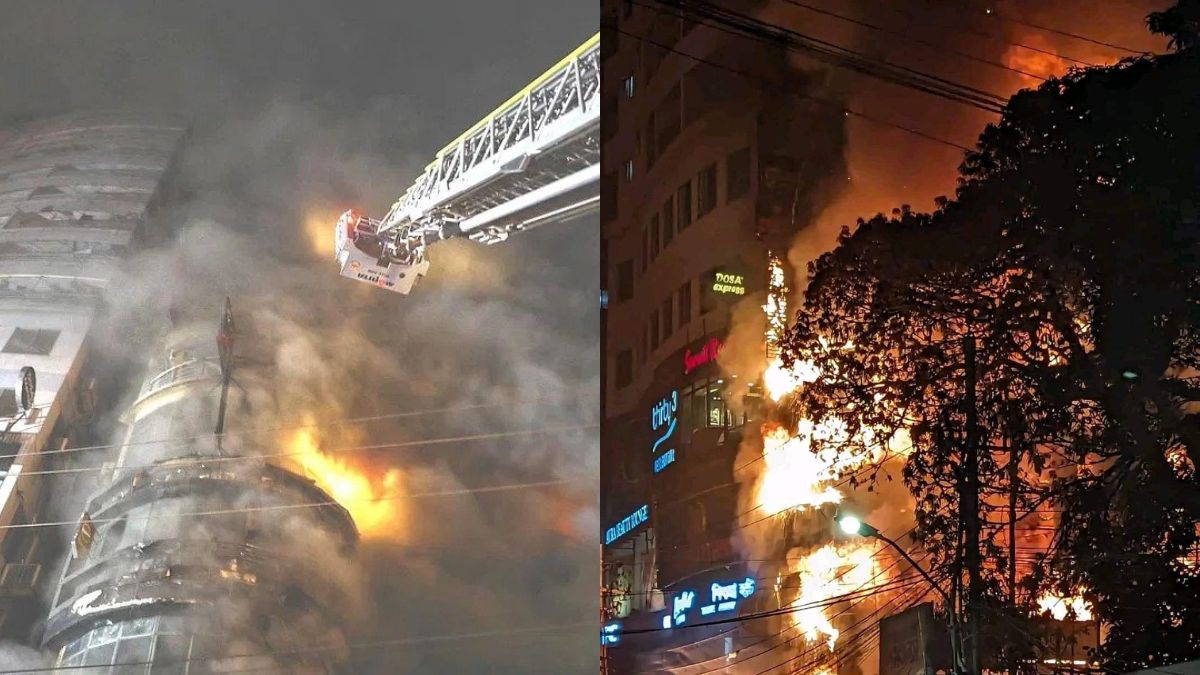 Bangladesh: 44 Killed, 22 Hospitalised After A Massive Fire Blazed Through A 7-Storey Building In Dhaka