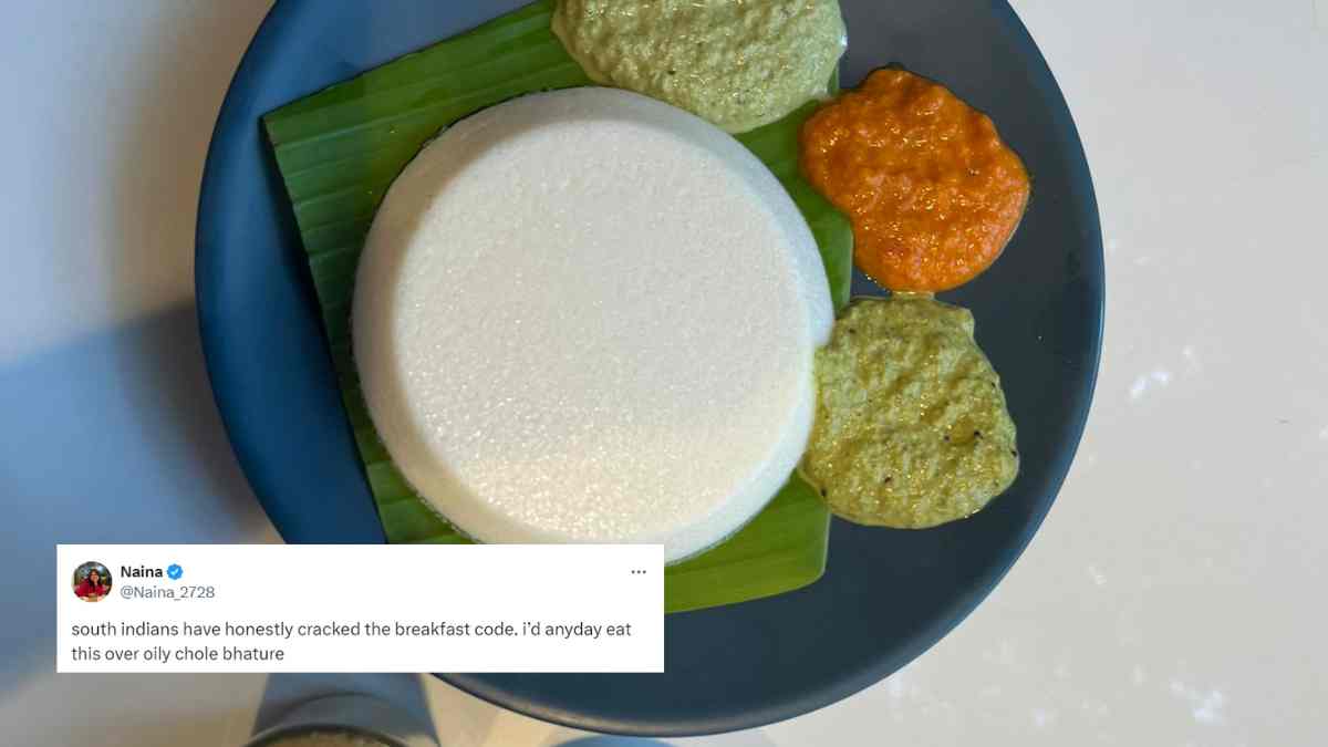 X User Starts North Vs South Indian Breakfast Debate After Choosing Idli Over “Oily” Chole Bhature