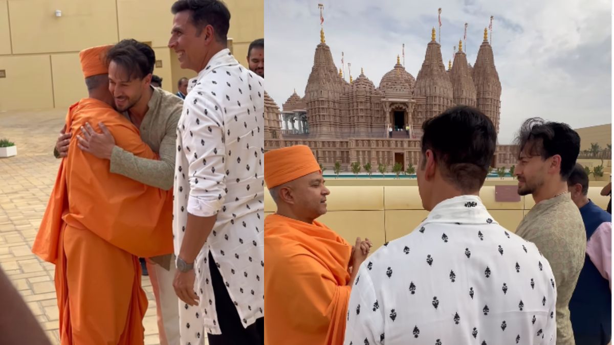 Akshay Kumar And Tiger Shroff Visit BAPS Hindu Mandir In Abu Dhabi To Seek Blessings