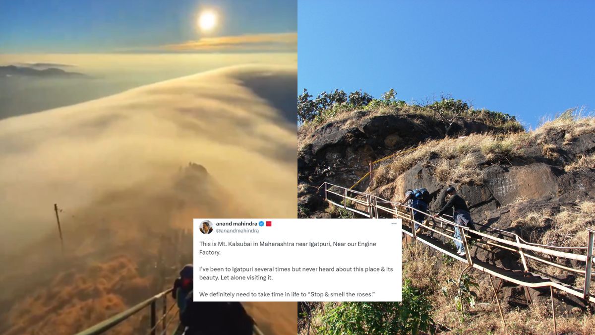 Despite Visiting Igatpuri Many Times, Anand Mahindra Hadn’t Heard Of Mt. Kalsubai; Netizens: “We Learnt About It In School”