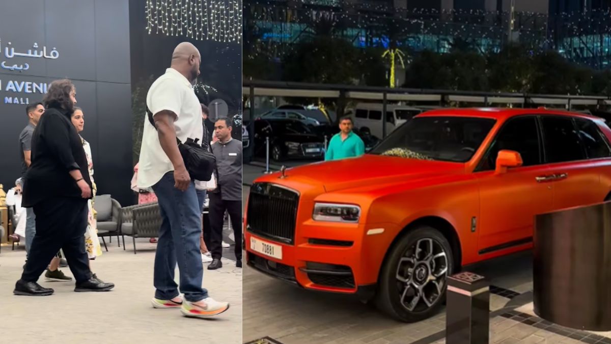 Anant Ambani Indulges In Shopping At Dubai Mall; Spotted Arriving In Rolls Royce Cullinan!
