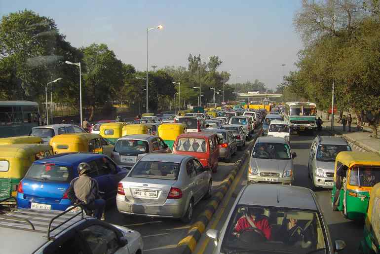 Hanuman Jayanti traffic Delhi 