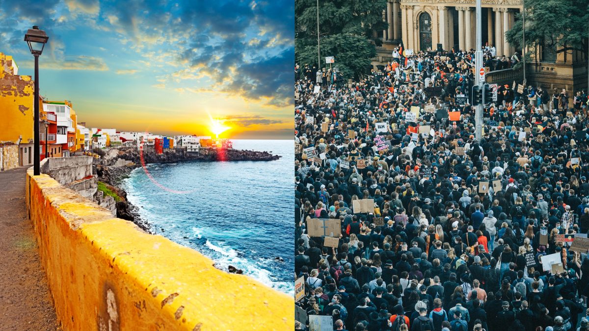 Spain’s Canary Islands See Massive Protests Against Overtourism, Housing Crisis & More