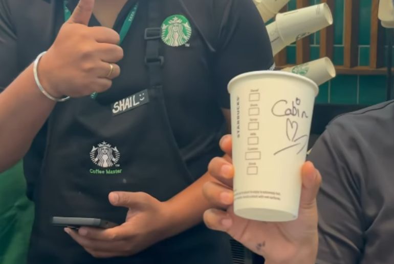 Kevin Pietersen Starbucks