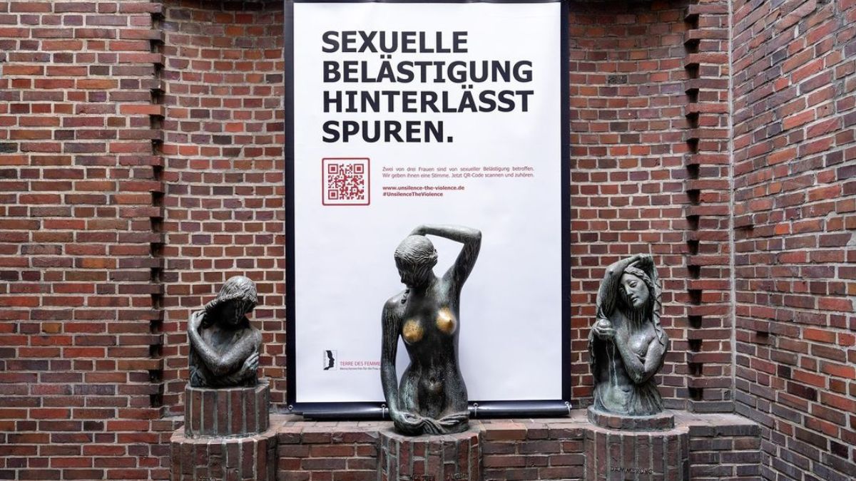 ‘Sexual Harassment Leaves A Mark’ Campaign In Germany Brings To Light How Female Statues Fade Due To Frequent Touching